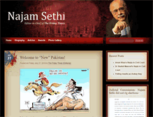 Tablet Screenshot of najamsethi.com